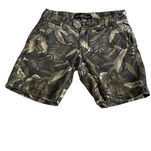 Superdry Green and Black Cargo Shorts